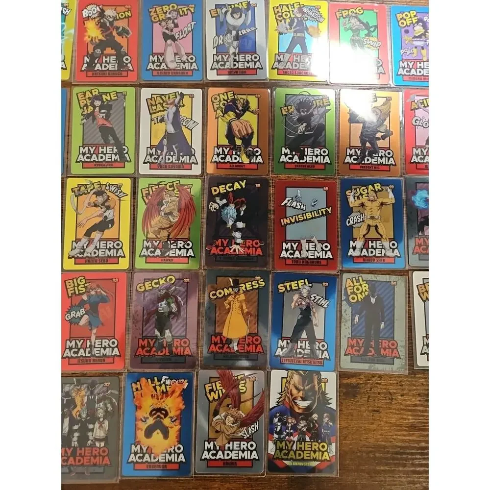 BANDAI My Hero Academia Hero Info Card Collection Complete‎ Set Of 44 Cards
